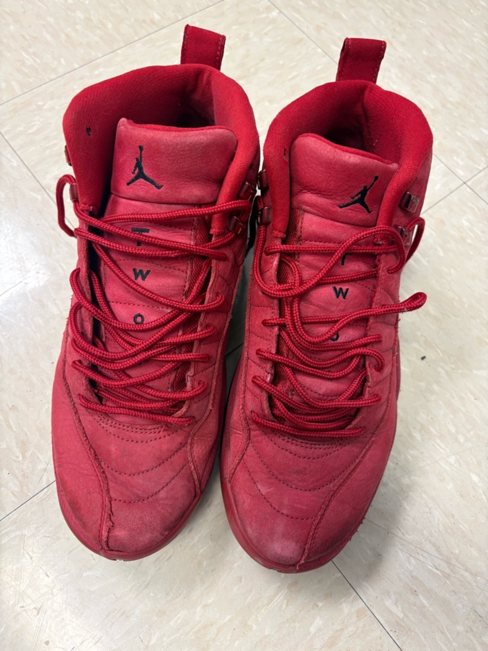 Jordan Men's Red High-Top Sneakers